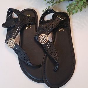 NWOT Black Sandals